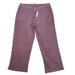 Soma Cozy Waffle Knit Pant XL Pink Loungewear Intimates Pajama Cozy